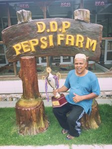 Daud DOP merbuk PEPSI Farm Chana, Thailand